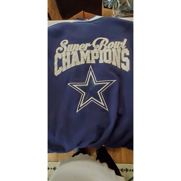 NFL Dallas Cowboys Super Bowl 5 Time Champions Jacket NFL G-lll Football XXL - Picture 11 of 16